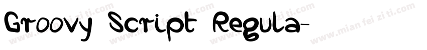 Groovy Script Regula字体转换